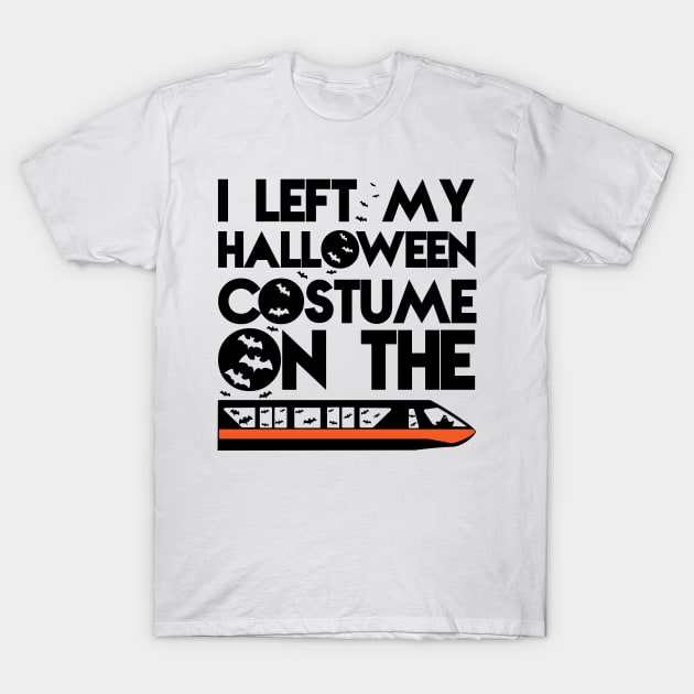 I left my Halloween Costume on the Monorail T-Shirt by UniversallyDisney